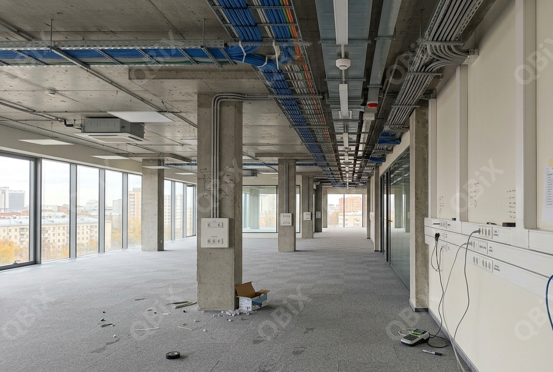 Монтаж СКС и электрики — Новый офис 1 200 м²